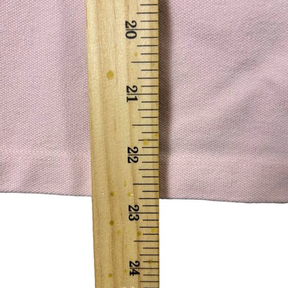 Lacoste Women's Pink Polo Shirt Short Sleeve Cotton Stretch Classic Logo Size 40 - Picture 5 of 7